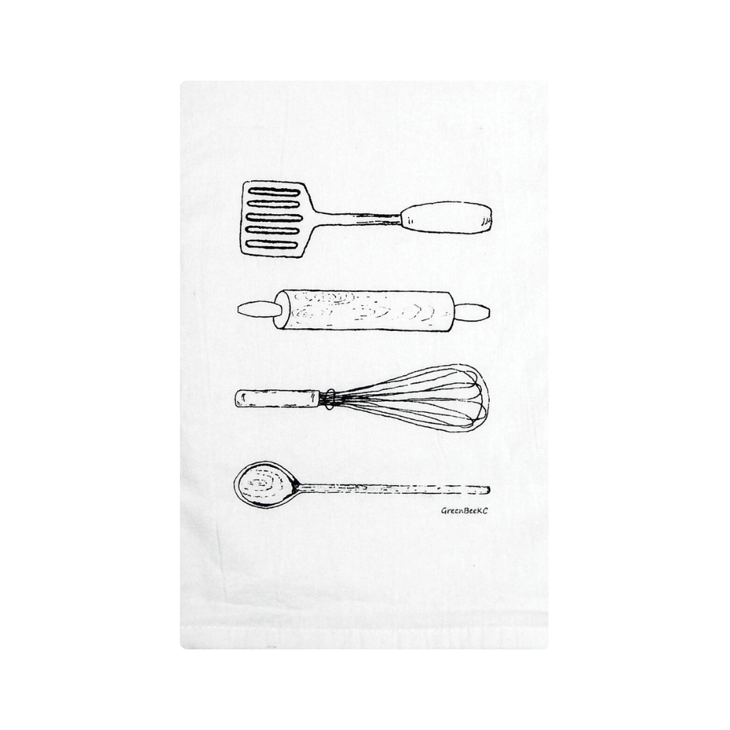 Tea Towel - Utensils