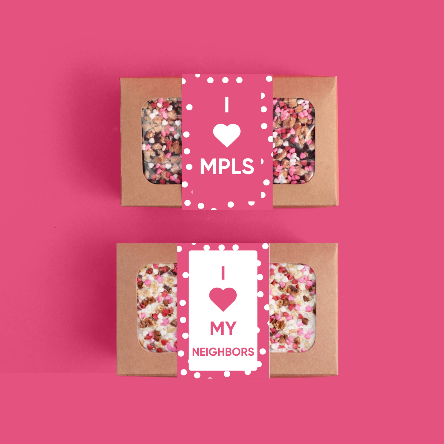 "I ❤  MPLS” Toffee Cookie Bark Set