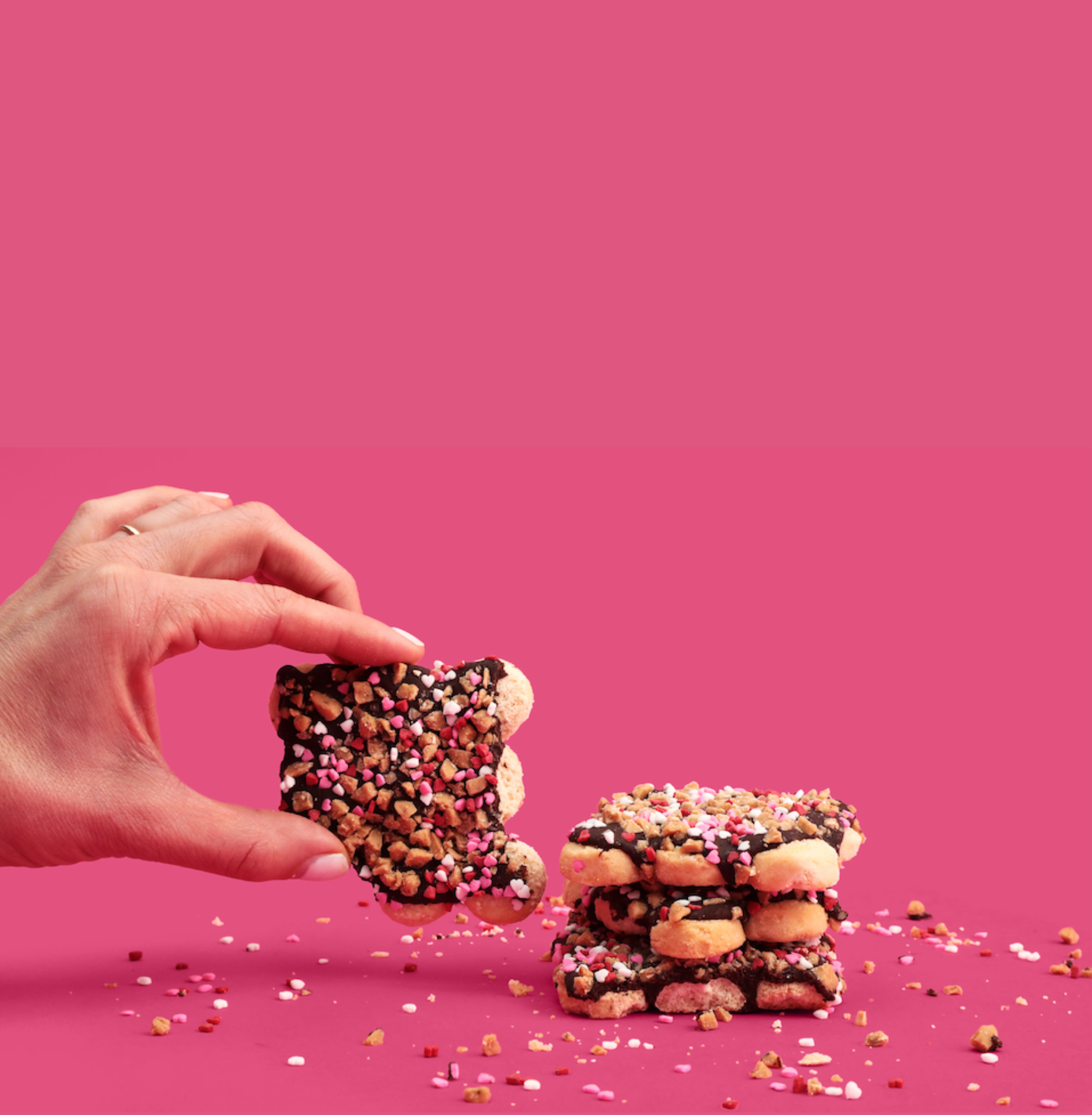 “Love” Toffee Cookie Bark Set