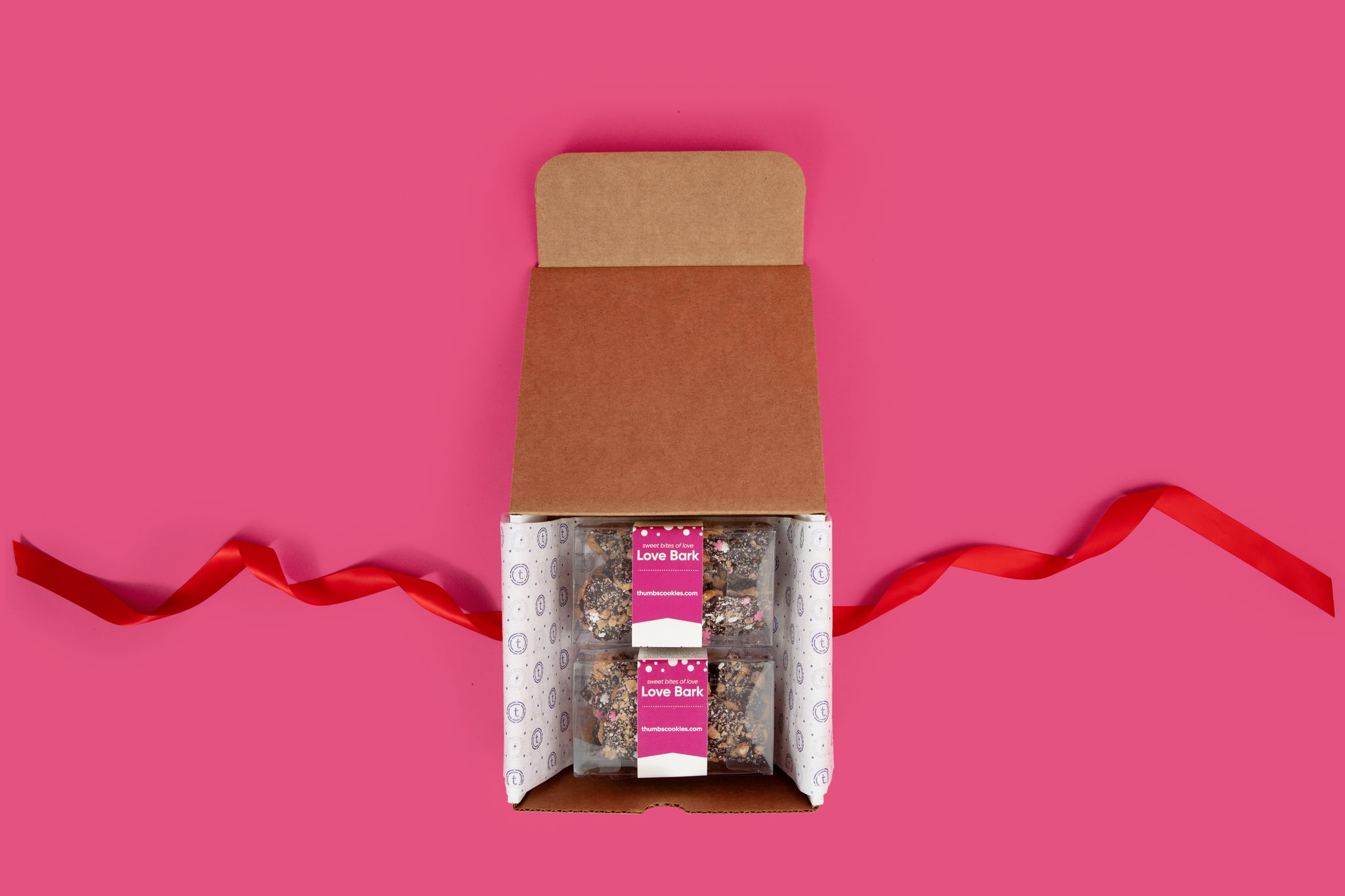 CHOCOLATE TOFFEE CRUNCH "LOVE BARK" COOKIE BOX